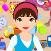 Baby Sitter Toys Room Clean Up game. Play with your mouse. Clean up.