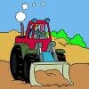 Tractor Excavator Coloring