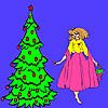Christmas tree and betty coloring A Free Customize Game