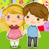 Fantasy House Kids Kissing A Free Dress-Up Game