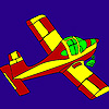 Little flying plane coloring A Free Customize Game