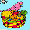 Tropic island and parrot coloring A Free Customize Game