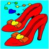 womens shoes coloring