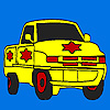 Big star truck coloring Game.