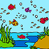 Colorful ocean fishes coloring A Free Customize Game