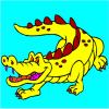 Come and Color your crocodile with your own colors. Try some cool color