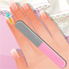 Have a complete professional nail makeover with our first "Nail Studio" game! First, prepare the nails for the new design by taking each step of the makeover process. Then put your creativity to work and design the most fabulous winter nails. Choose the right color, accents and accessories to amaze everyone with your new nail look.