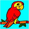 parrot coloring A Free BoardGame Game