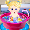 Baby Girl Bathing A Free Dress-Up Game