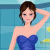 Lady In Blue Dressup A Free Dress-Up Game