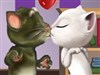 Tom Cat Kissing A Free Puzzles Game
