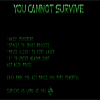 You cannot survive