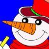 Snowman Coloring Game A Free BoardGame Game
