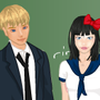 School couple 2 dress up game A Free Dress-Up Game