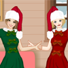 Christmas with bff A Free Dress-Up Game