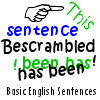 Bescrambled - Basic English Sentences A Free Education Game